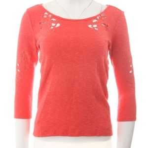 Coral 3/4 Sleeve Blouse